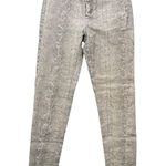 ZARA Snake Skin High Rise Skinny Jeans Size: 2 Photo 8