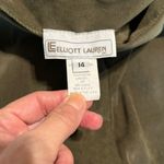 Elliott Lauren Pants Faux Suede Olive Green Slacks Womens 14 Chino Photo 5