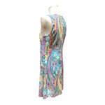 Tommy Hilfiger Paisley Sleeveless Dress Blue Pink Green 8 Photo 3