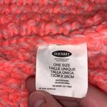 Old Navy  Pink Crochet Knit Large Winter Circle Infinity Scarf Photo 3