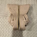 BEACH BY MATISSE BRAIDED WEDGE SANDALS CREAM 9M WOMENS Size 9 Photo 2