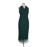 Show Me Your Mumu  Jasmine Halter Midi Dress in Emerald Chiffon XL Photo 2