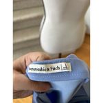 Abercrombie & Fitch Abercrombie Light Blue Thigh High Slit Slip Midi Skirt Photo 5