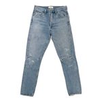 AGOLDE Jamie High Rise Distressed Jeans Shakedown Wash Denim Button Fly Size 26 Photo 3