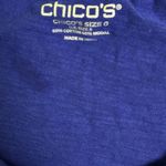Chico's ⭐️CHICO’S Blue Sleeveless Tank Top Photo 2
