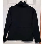 Zuda Women's Black‎ Pullover Scuba High Neck with Thumb Hole Tie Waist Size M Black Size M Photo 1