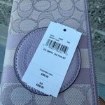 Dempsey Large Phone Wallet In Signature Jacquard With Stripe And Coach Patch c9073 Photo 4