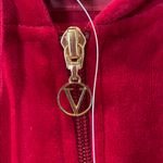 Joan Vass  Velour Full Zip Jacket With Hood Photo 4