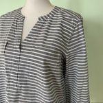 GH Bass Striped Cotton Tunic Top L Size L Photo 2