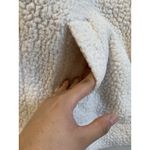 Aerie  Women’s Vest Plaid Flannel Lined Thick Sherpa LG Snap Pockets Cream Sz XS Photo 2