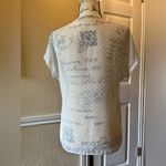 The Limited  White Swiss Dot Lace Top Cap Sleeve Size S Small EUC Photo 1