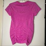 Athleta Fastest Track Cinch pink workout shirt top Photo 5