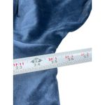 Hasting & Smith Women’s 1X Blue Velour Soft Plush Button Up Long Sleeve Top Photo 9