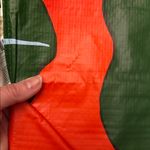 Marimekko IKEA BASTUA Tote Large Red Green Rhubarb Leaf Reusable Shopping Bag Photo 5