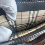 Burberry  Black Leather Tote Bag Classic Nova Check Lining Photo 5