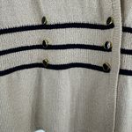 St. John Vintage  Marie Gray Beige Knit Cardigan Sweater Made USA 😘 Photo 6