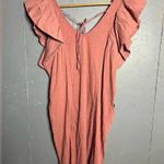 Anthropologie DAILY PRACTICE Flutter-Sleeve Tee Dress Shift Tie Back. Medium Photo 4
