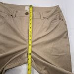 Chico's  Regular Faux SNAKE SKIN Jeans Ankle Pants Stretchy Tan Camel - Size 1.5 Photo 5