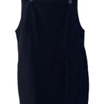 Jeanswear Vintage 90s Women's Size‎ Medium 7/8 Bib Corduroy Dark Blue Dress Photo 0