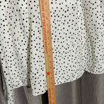 Loft  Womens Polka Dot MIDI Flowy Black White Skirt Photo 9