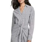 Veronica Beard Roanoke Striped Shirt Dress Size 10 Photo 0