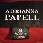 Adrianna Papell Adriana Papell 14 Elegant Gathered Red Sleeveless Mini Dress Valentines Photo 6