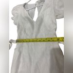 Club Monaco White Open Back V-neck Short Sleeve Jumpsuit Size 00 Photo 14