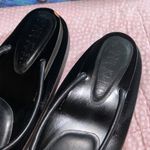 Anne Klein Collection Size 7 Black Stacked Platform Thong Sandals Photo 2