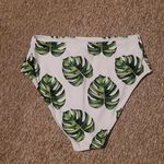 Cupshe  Green Leaf Print High Waist Bikini Bottom SIZE XXL NWT Photo 3