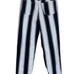 Urban Outfitters BDG  Jeans Womens 26 Black White Striped High Rise 90s Retro Photo 4