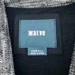 Anthropologie  Maeve Marled Knit Gray Wrap Front Sweater Dress Midi Dress XS Photo 4