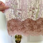 BHLDN  Dress Audrey Adele Sequin Mini Shift Beaded Bridal Pink M NWT Photo 3
