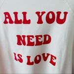 Wildfox All You Need Is Love Sweater Sz Small Photo 5