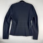 Eileen Fisher  Black Viscose Nylon Knit Blazer Jacket Cardigan Women's Size Small Photo 1