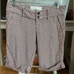 Abercrombie & Fitch  Houndstooth Bermuda Shorts Cotton Walking Womens 00 Photo 8