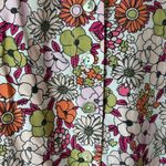 Jane and Delancey Multicolor Floral Button Front Peplum Blouse Sz S Photo 4