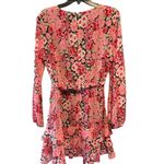 Bardot Triple Frill Dress Pink Gardenia Floral Ruffle Mini Dress Size XXL Photo 1