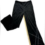 Amy Byer 90s Vintage Y2K Velvet Sequin Flared Pull On Pants Size 16.5 Photo 6