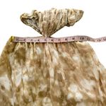 Faithfull the Brand Celina Midi Dress Cutout Tan TieDye Beach Size X-SMALL USA 2 Photo 13
