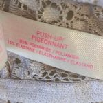 PINK - Victoria's Secret Victoria's Secret PINK White Lace Bralette Push Up Bra Halter S Crop Top Photo 6