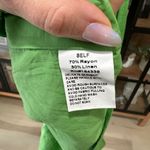 Petal and Pup SNDYS linen midi dress kelly green strapless serena lined maxi formal revolve Photo 6