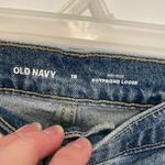 Old Navy Mid Rise Boyfriend Loose Jeans Light Wash Distressed Ripped Jeans 18 R Photo 7