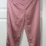 SheIn Pink Satin Pants Photo 0