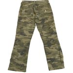 Gap Women Green Denim Camo Long Best Girlfriend Pants Straight Distressed SZ 26P Photo 1