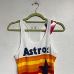 Genuine Merchandise  White Striped Astros Tank Top Sz M NWT Photo 2
