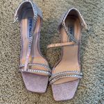 Steve Madden Collette strappy heeled sandal in blush glitter Size 7 Photo 3