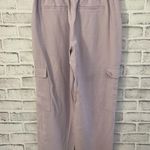 A New Day Women’s light purple cargo straight leg ankle pants, size medium Photo 1