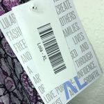 LuLaRoe Lola Skirt Black Floral Lace over Bright Neon Pink Lining Sz XL NWT Photo 10