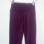P’Tula maroon women’s new full length high rise crossover leggings Purple Size M Photo 1