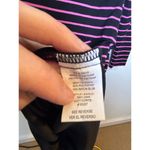 City Triangles Black with Pink Stripe Bodycon Dress Women Small Barbie Photo 4